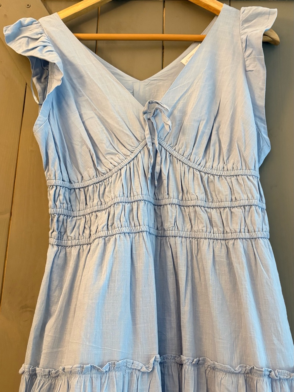 LC Lauren Conrad Sky Blue Sleeveless Dress - Picture 3 of 7